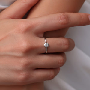 Classic Peace Dove Octagon Stack Band Ring