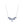 Chevron Olive Leaf Branch Pendant Necklace