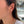 Dainty Pink Blue Crystal Cluster Stud Earrings
