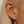 Minimalist Mini Gemstone Open Hoop Earrings