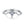 Moissanite Four Leaf Clover Half Chain Ring
