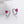 Dainty Heart CZ Accent Huggie Hoop Earrings