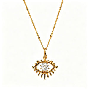 Evil Eye Birthstone Talisman Pendant Necklace