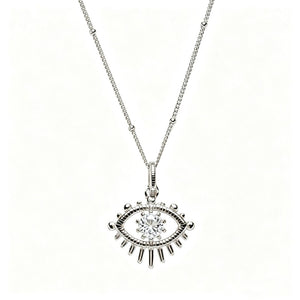 Evil Eye Birthstone Talisman Pendant Necklace