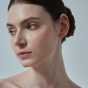 Ocean Sea Wave Hoop Earrings