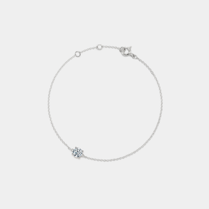 Zierliches Stapelarmband mit Herzanhänger