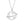 Celestial Saturn Star Pave CZ Charm Necklace