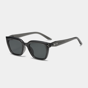 Retro Black Square Thick Frame Sunglasses