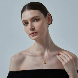 Opal Ocean Wave Photo Locket Necklace