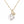 Dainty Baroque Square Pearl Charm Necklace