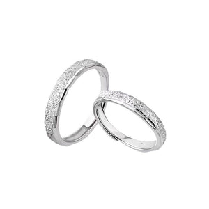 Dainty Stardust Sparkle Couple Matching Ring