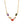 Multi Color CZ Vine Branch Pendant Necklace