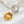 Chunky Dome Pear CZ Drop Chain Band Ring