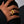 Chunky Dome Pear CZ Drop Chain Band Ring