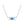 Triple Moon Opal Textured Pendant Necklace