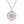 Spinner Floral Compass CZ Pendant Necklace