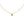 Tiny Olive Green Trillion CZ Pendant Necklace