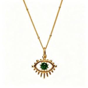 Evil Eye Birthstone Talisman Pendant Necklace