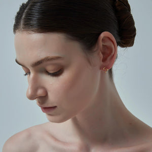 Ocean Sea Wave Hoop Earrings