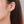 Rainbow Aurora Heart CZ Bezel Stud Earrings