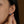 Four Leaf Clover Halo Huggie Hoop Earrings