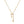 Asymmetric Cross Heart Negligee Necklace