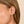 Dainty Hoop Stud Chain Dual Piercing Earrings