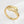 Hugging Hands Hollow Open Adjustable Ring