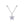 Celestial Star CZ Wrap Wire Pendant Necklace