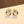 Dainty Rainbow CZ Hollow Circle Stud Earrings
