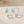Fresh Mint Green Pastel Four-prong CZ Earrings