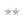 Dainty Clear Star CZ Wrap Wire Stud Earrings