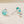 Fresh Mint Green Pastel Four-prong CZ Earrings