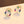 Dainty Rainbow CZ Hollow Circle Stud Earrings