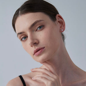 Dainty Tiny Small Flower Stud Earrings