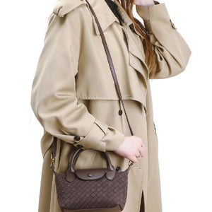 HandWoven Matte Leather Dumpling Handbag