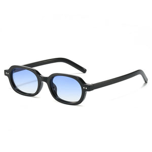 Retro Ergonomic Thick Frame Oval Sunglasses
