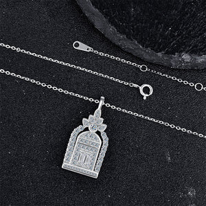 Moissanite Happiness Gate Pendant Necklace