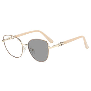 Geometric Photochromic Cat Eye Sunglasses