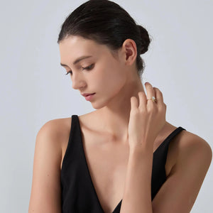 Mother of Pearl Seashell Starfish Ring