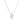 Minimalist Flying Bird Pearl Pendant Necklace