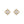 Dainty Iris Floral Crystal Cluster Stud Earrings