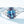 Oval Alexandrite CZ Cluster Stacking Band Ring