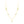 Pave CZ Butterfly Star Station Chain Necklace