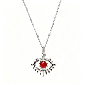 Evil Eye Birthstone Talisman Pendant Necklace