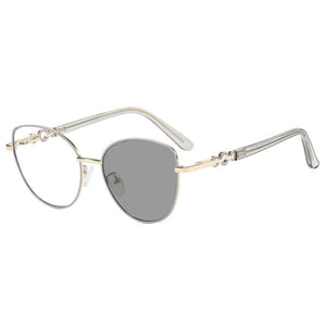 Geometric Photochromic Cat Eye Sunglasses