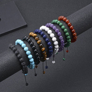 8 mm Color Crystal Bead Rope Bracelet - Perimade & Co.