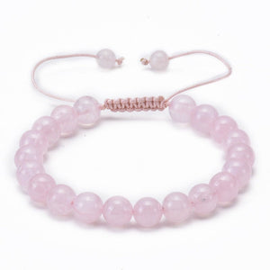 8 mm Color Crystal Bead Rope Bracelet - Perimade & Co.