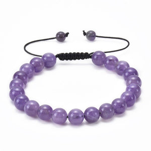 8 mm Color Crystal Bead Rope Bracelet - Perimade & Co.