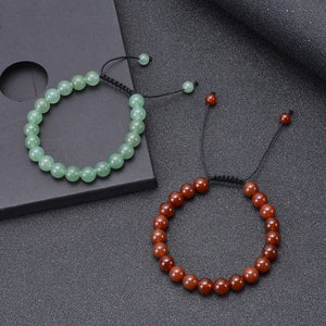 8 mm Color Crystal Bead Rope Bracelet - Perimade & Co.